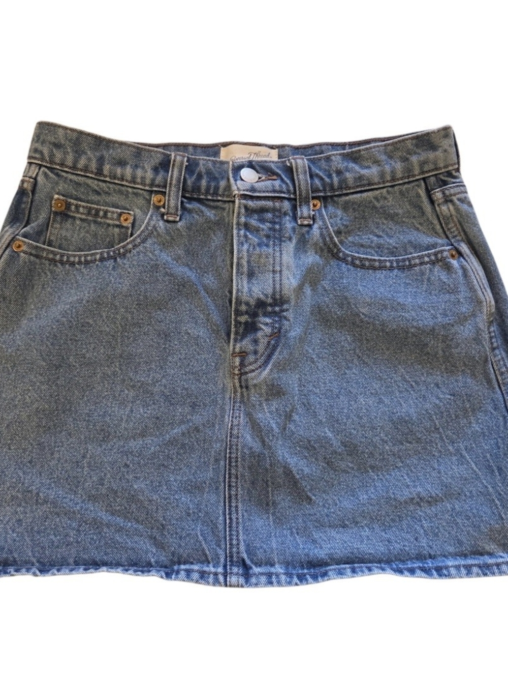 Universal Thread Blue Denim Mini Skirt